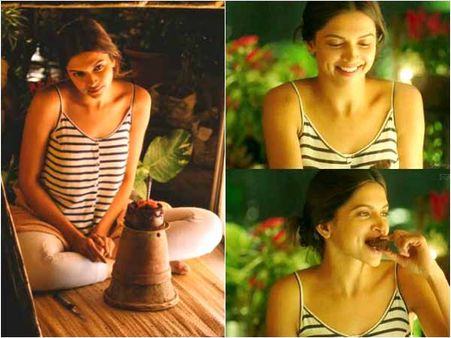 2.Striped Spaghetti Top