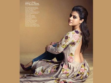 Kajol In Floral Tunic