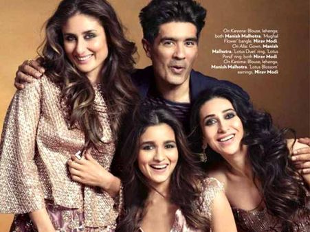 Manish Malhotra With Her Muses