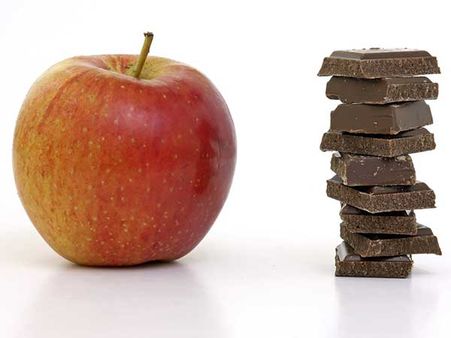 Dark Chocolate With Apples