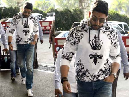1. Junior Bachchan In Printed Sweatshirt 1. Junior Bachchan In Printed Sweatshirt