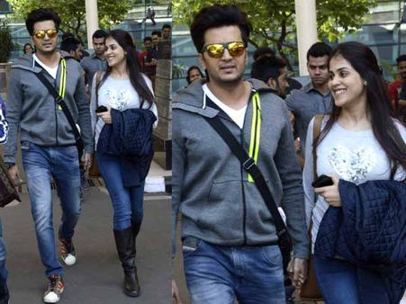 Riteish & Genelia Deshmukh In Happy Blues Riteish & Genelia Deshmukh In Happy Blues