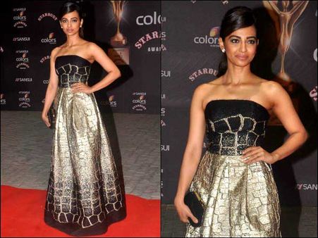 Radhika Apte In Metallic Colors
