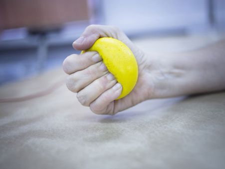 2. Squeeze The Medicine Ball: 