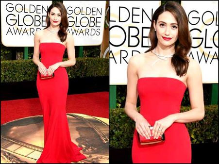 Emmy Rossum In Armani Prive