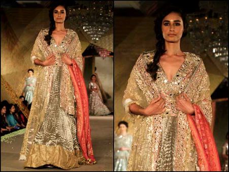 Gujrati Golden Dress