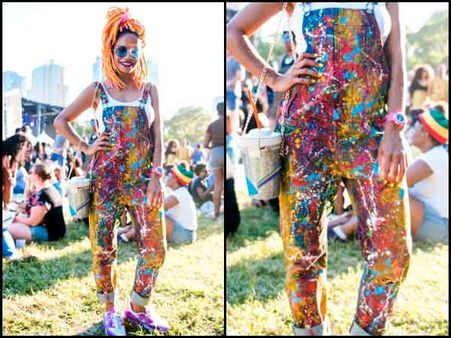 A Colourful Dungaree