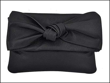 Black Bow Clutch