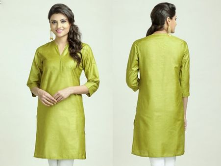 Lemon Green Kurta