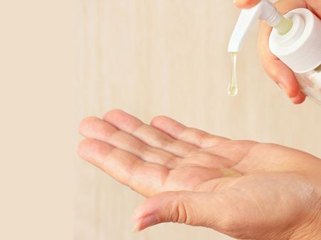 Using Hand Sanitiser Excessively