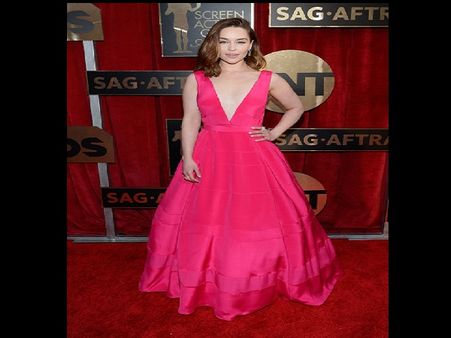 Emilia Clarke In Pink