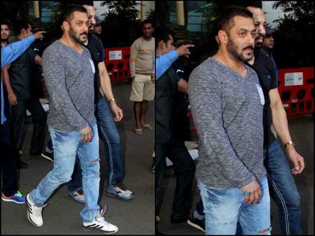 Salman Khan In Burnout Tee