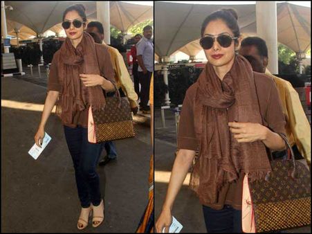 Sridevi In Shades Of Brown