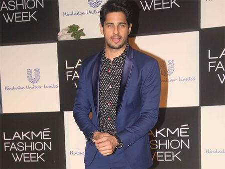 Sidharth Malhotra In Blue Two-Piece