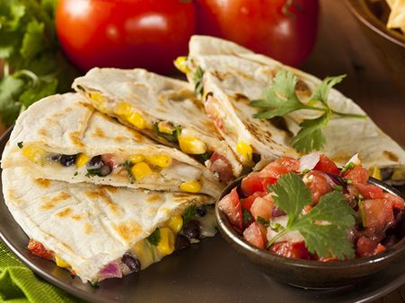  Mexican Cheese Quesadilla: