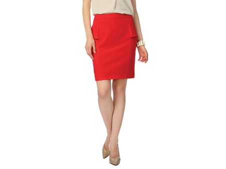 Show Off A Little With A Little Red Skirt