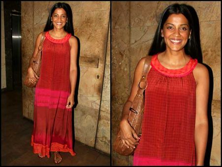 Mugdha Godse In Red Tunic Mugdha Godse In Red Tunic