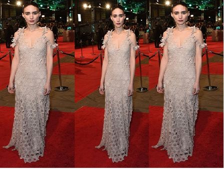 Rooney Mara Sporting Intricate Designs