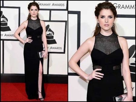 Anna Kendrick In Sheer Black 