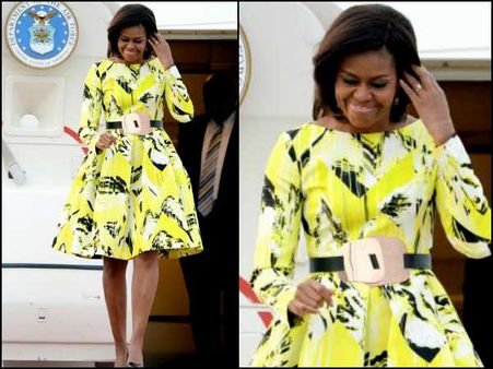 Lime Yellow Dress By Kenzo