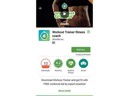 Workout Trainer Fitness Coach