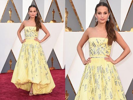 Alicia Vikander In Louis Vuitton