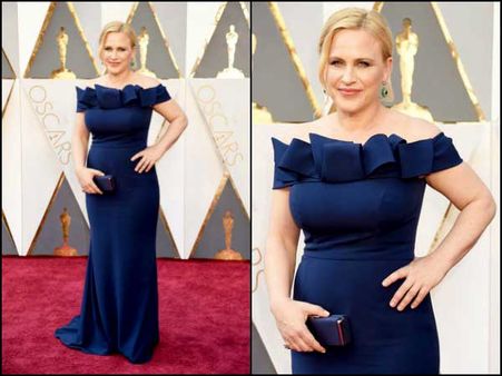 Patricia Arquette In Midnight Blue Gown