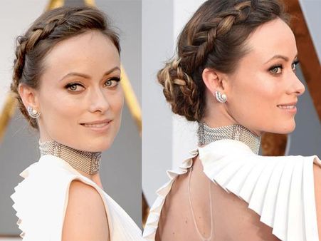 Olivia Rocks With Intricate Hair Braids