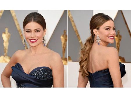 Sofia Vergera's Sleek Ponytail