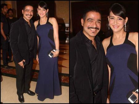 Preeti Jhangiani In A Ink Blue Gown