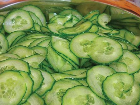 Cucumber: 