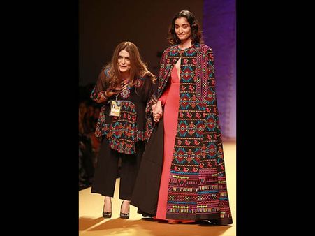 Designer Reynu Taandon With The Showstopper