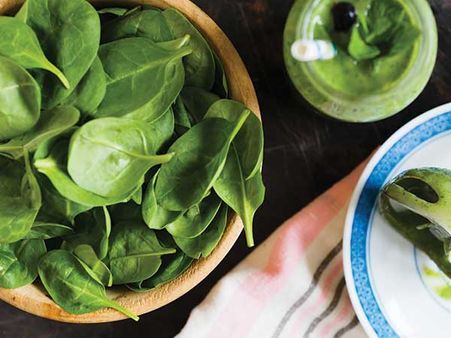 Spinach: 