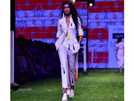 White Two-Piece Suit 