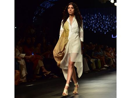 White + Beige Ensemble