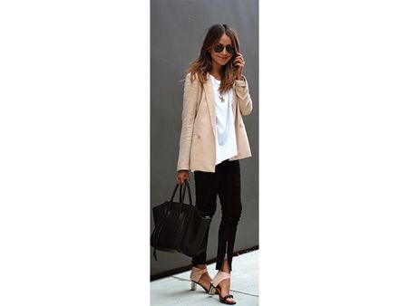 Linen Blazer Look