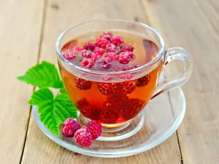 1. Raspberry Leaf Tea: 