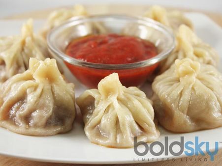 8. Chicken Momos