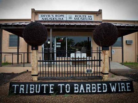 The Kansas Barbed Wire Museum