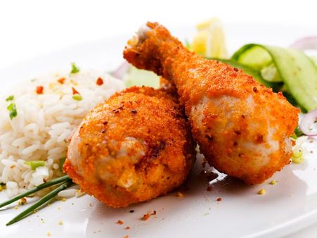 Spicy Fried Chicken Legs: 