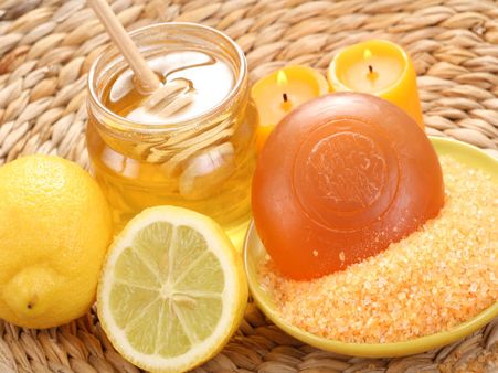 2) Mix raw honey and lemon 2) Mix raw honey and lemon