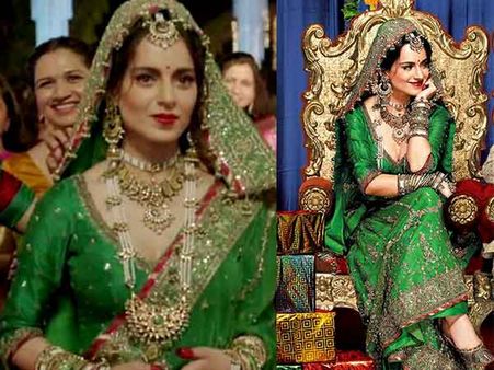 Tanu's Green Lehenga - Tanu Weds Manu Returns Tanu's Green Lehenga - Tanu Weds Manu Returns