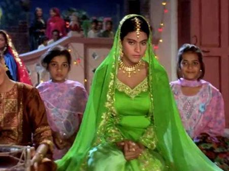 Simran's Green Lehenga - Dilwale Dulhaniya Le Jayenge Simran's Green Lehenga - Dilwale Dulhaniya Le Jayenge