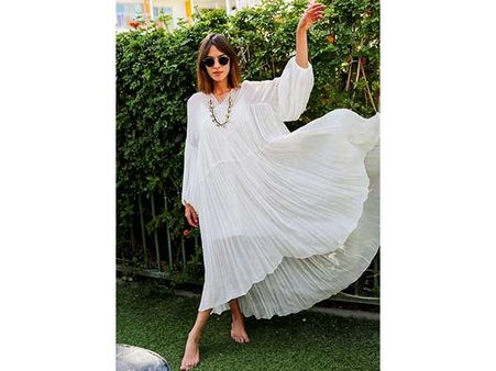 A White Cotton Dress A White Cotton Dress