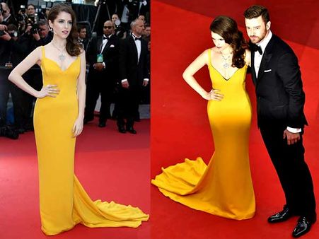 Anna Kendrick In A Bright Yellow Gown Anna Kendrick In A Bright Yellow Gown