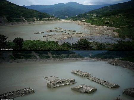 A Town That Flooded After An Earthquake