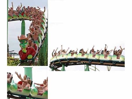 Would You Visit The Naked Roller Coaster?