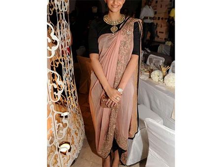 Dhoti Style Saree Gown