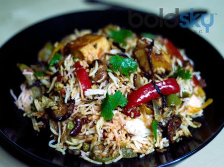 Paneer Biryani: 