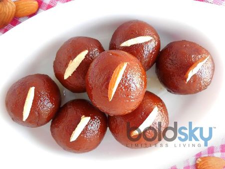 Dry Jamun With Butterscotch Ice Cream